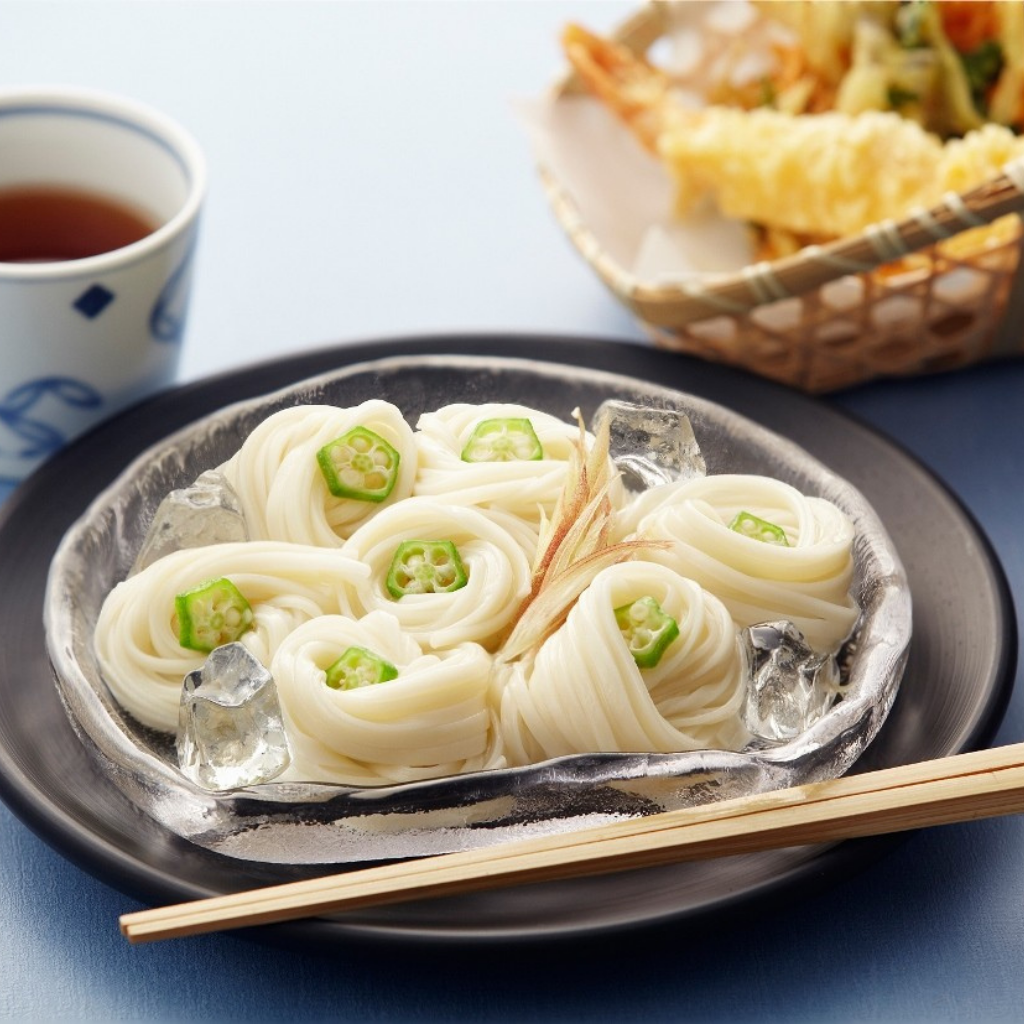 後文の稲庭うどん